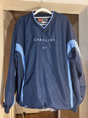 Vintage 90's Nike University of North Carolina Tarheels Windbreaker